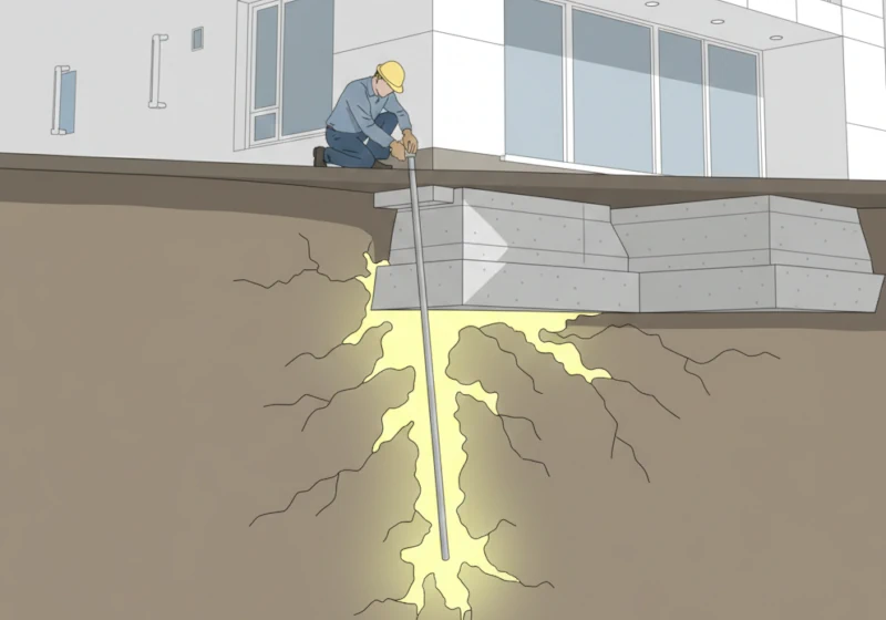 Химическое закрепление грунта - Геополимерное инъектирование